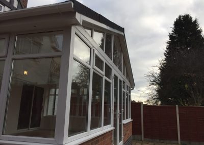 Side View of Gable End Conservatory