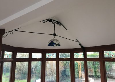 Wooden Walls of Conservatory